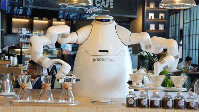 OrionStar Coffee Robot Landed Over 100 Venues (2)